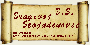 Dragivoj Stojadinović vizit kartica